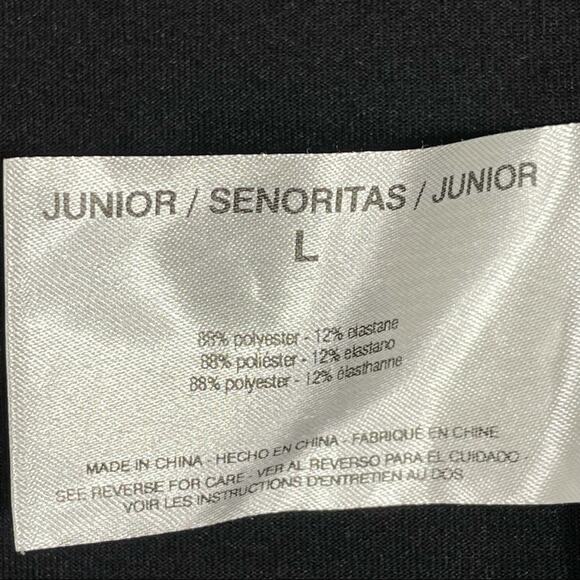 ENERGIE Black Racerback Tank with Built-In Bra Size Large - Picture 9 of 10